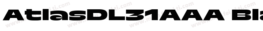 AtlasDL31AAA Black字体转换